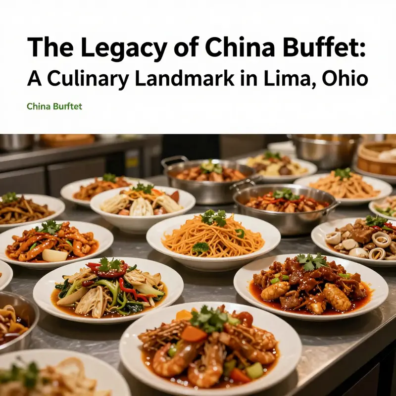 The once-bustling China Buffet in Lima, Ohio, now stands closed.