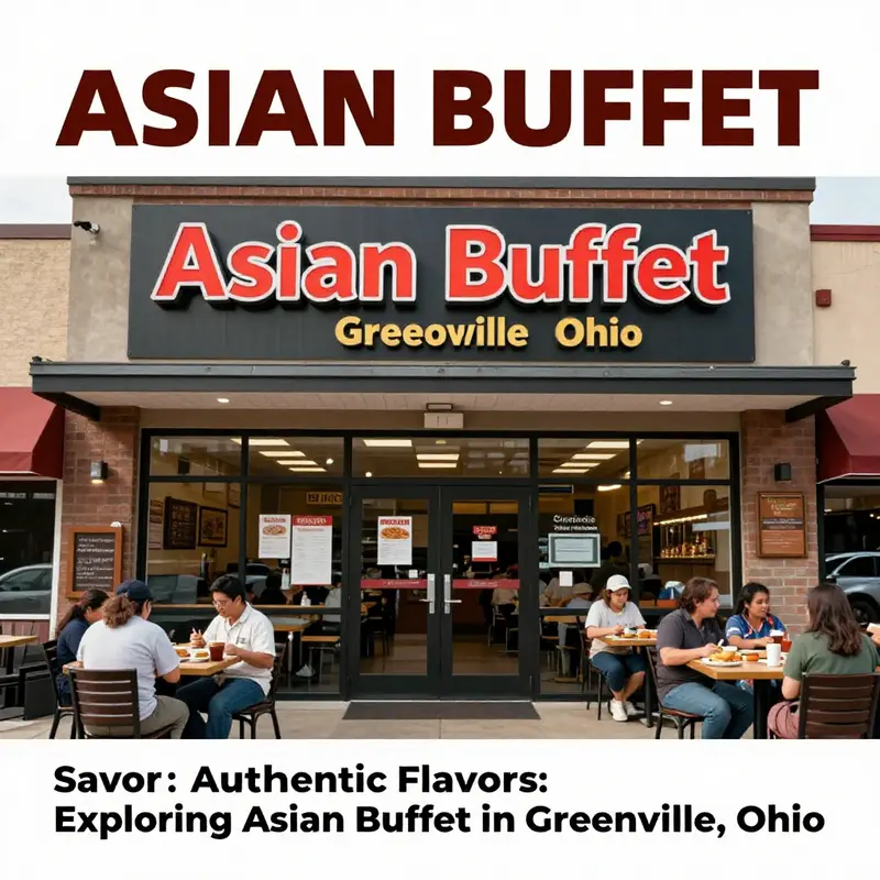 The welcoming façade of Asian Buffet, inviting guests into a world of flavors.