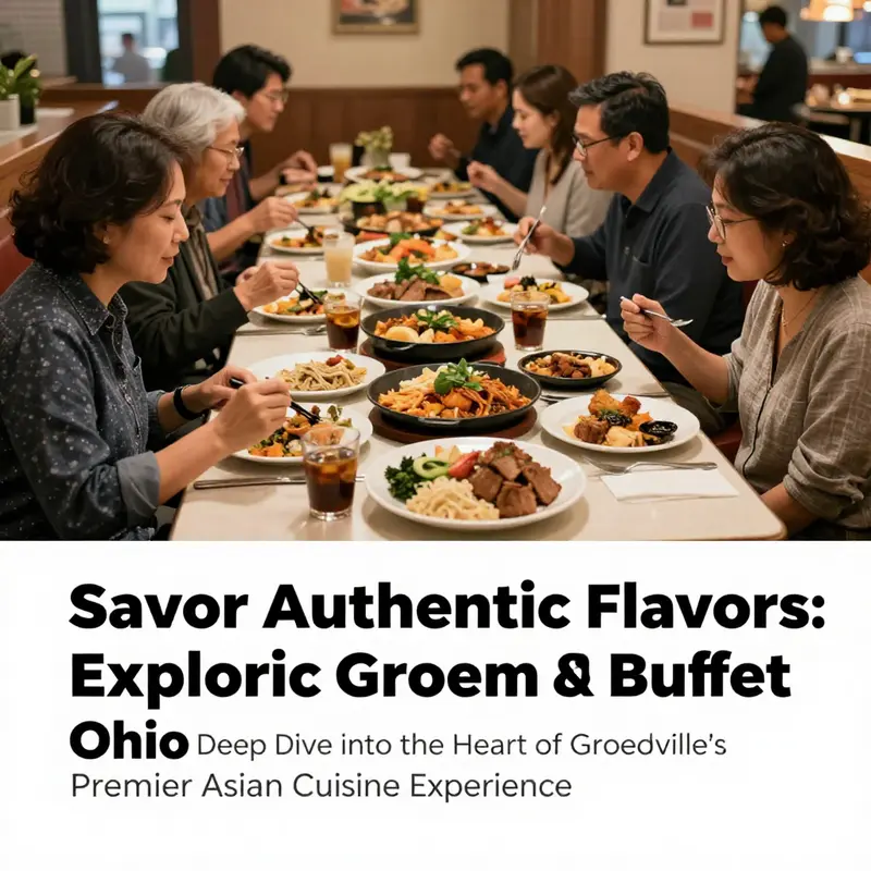 An interior shot of Asian Buffet showcasing diners enjoying their meals, reflecting the restaurant's vibrant ambiance.