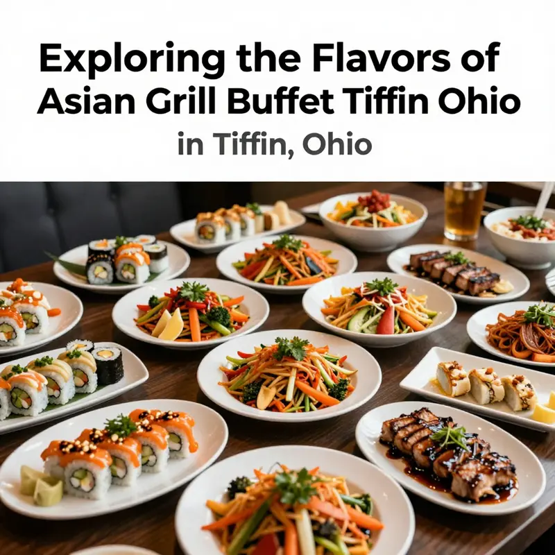 A tantalizing spread of dishes at Asian Grill Buffet, showcasing the variety and freshness of their menu offerings.