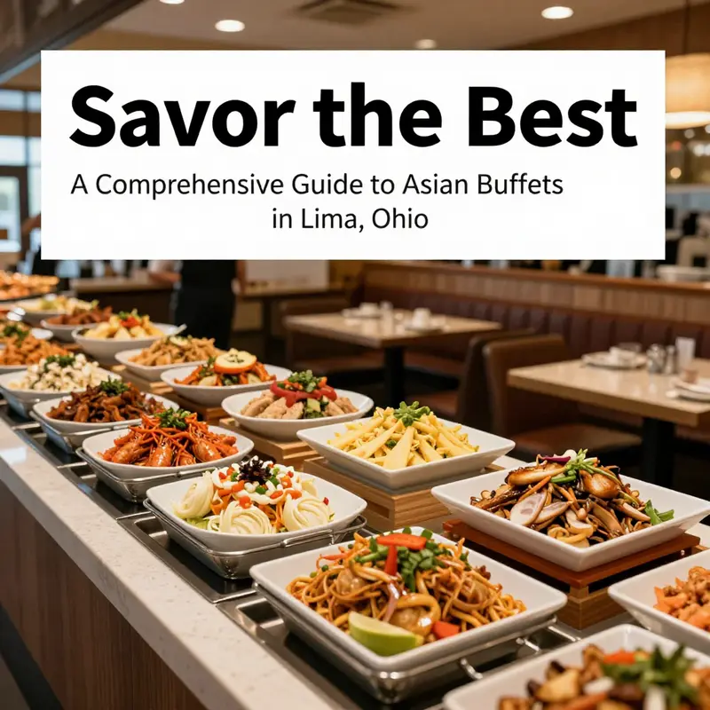 The inviting dining space of an Asian buffet in Lima, showcasing a variety of dishes.