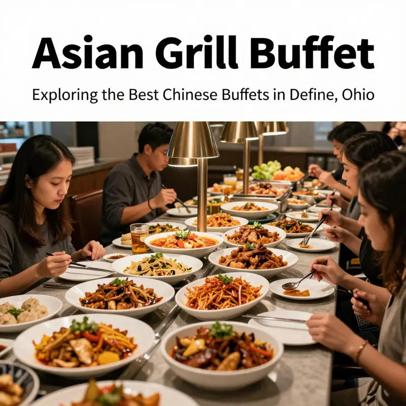 Diverse dishes offered at the Asian Grill Buffet in Defiance highlight its popularity among locals.