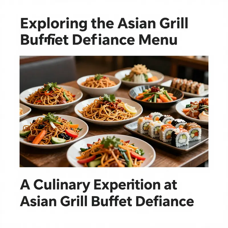 A vibrant selection from the buffet, showcasing a variety of Asian dishes ready to satisfy every palate.
