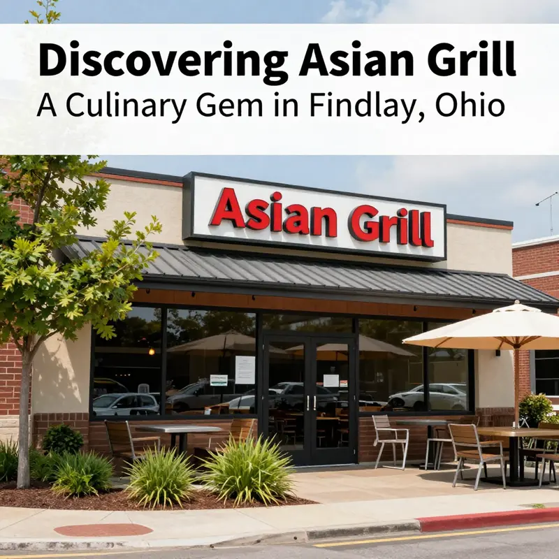 The welcoming facade of Asian Grill, inviting customers to enjoy a meal.