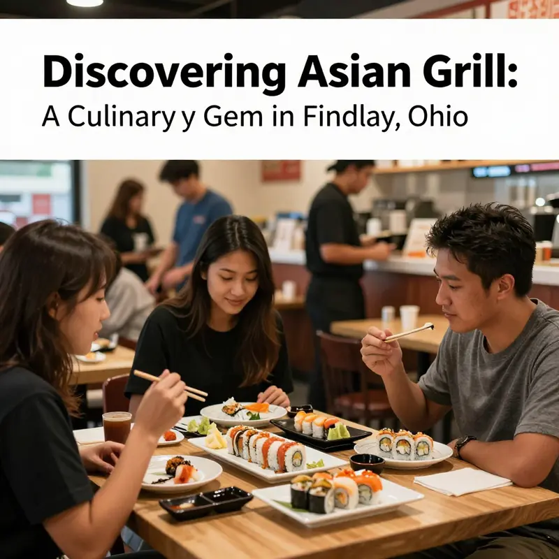 The welcoming facade of Asian Grill, inviting customers to enjoy a meal.