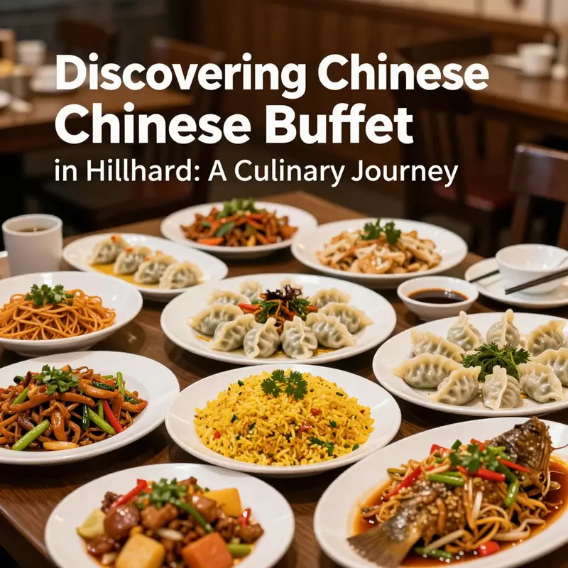 The vibrant setting of Grand Chinese Buffet filled with delectable offerings.