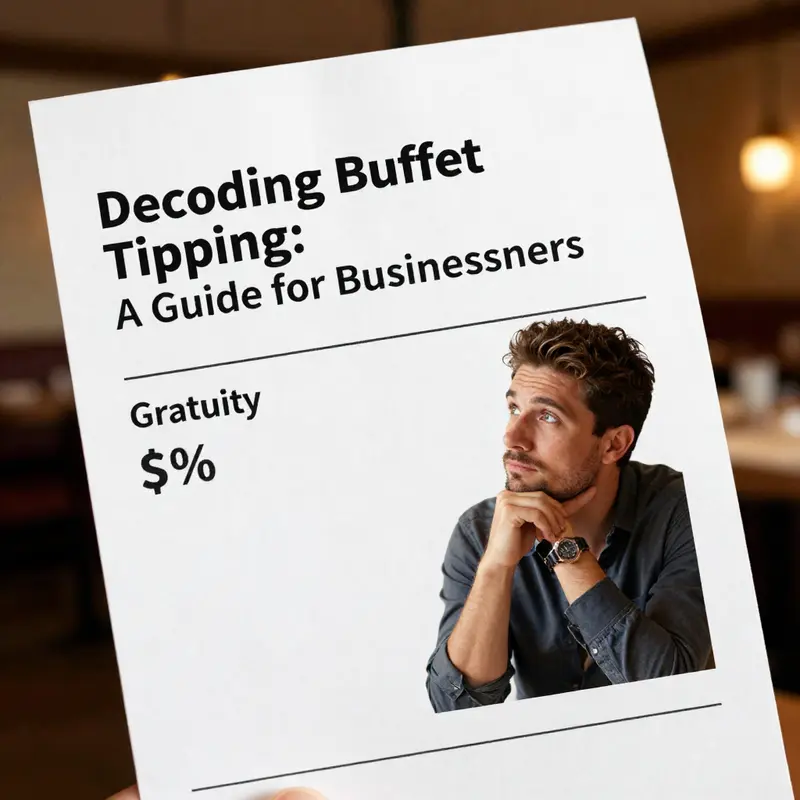 Exploring the varying levels of service at buffet restaurants.
