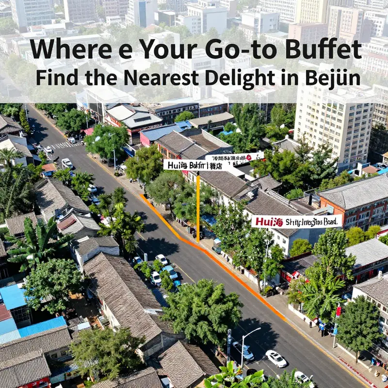 The inviting atmosphere of Huihai Buffet Restaurant with a selection of cuisine.