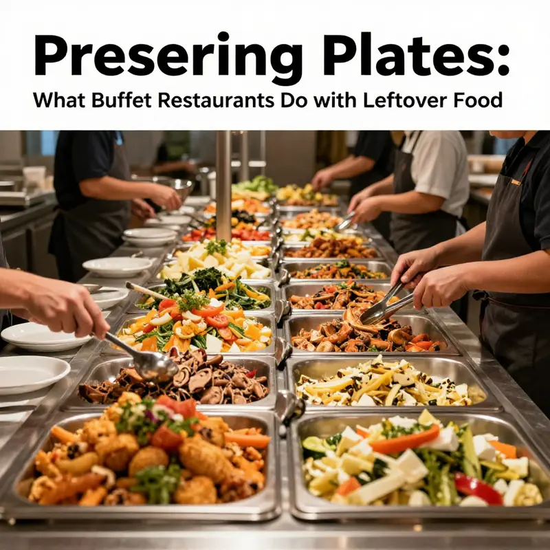 Buffet restaurants take proactive steps to prevent waste through careful preparation and portion management.