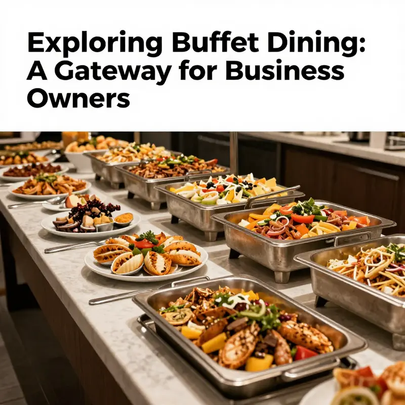A buffet display with assorted food items representing different culinary traditions.