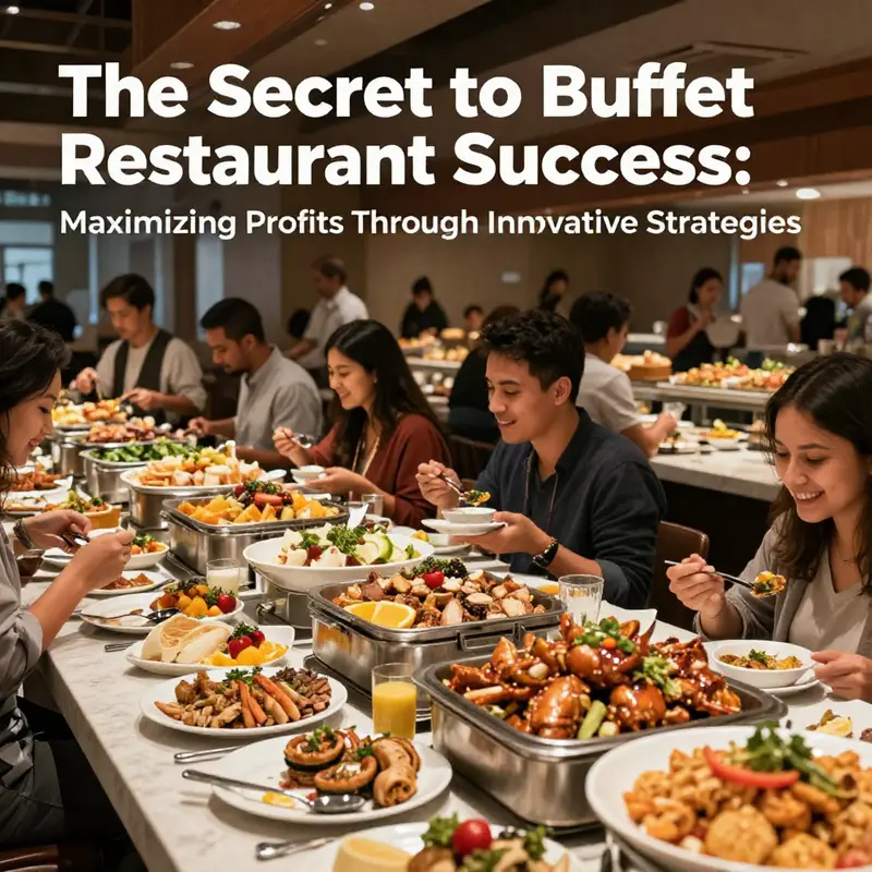An inviting buffet environment featuring a variety of dishes, highlighting the essence of high-volume sales.