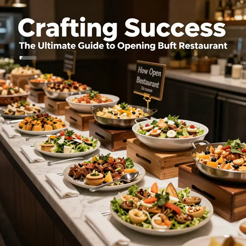 A strategic view of potential buffet restaurant locations with high foot traffic.