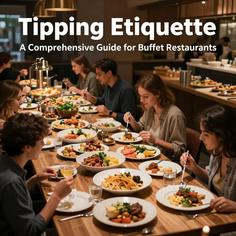 An engaging buffet restaurant setting with patrons enjoying their meals amidst an assortment of food offerings.