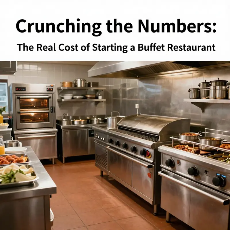 Essential kitchen equipment that contributes to the startup costs of a buffet restaurant.