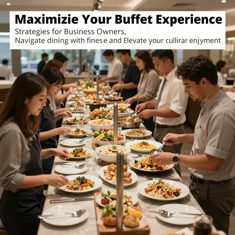 Guests in a buffet restaurant enjoying a variety of foods, capturing the essence of diverse dining experiences.