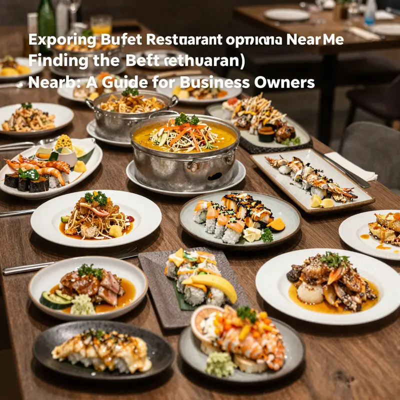 An inviting buffet layout showcasing a variety of dishes available for diners.