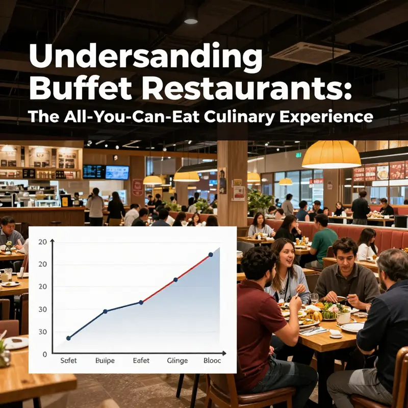 A vibrant buffet line demonstrating the self-service aspect of buffet dining.