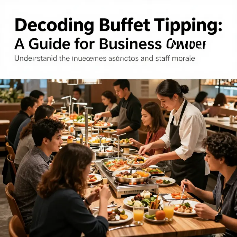 Diverse group of diners enjoying a buffet with attentive staff serving and assisting.