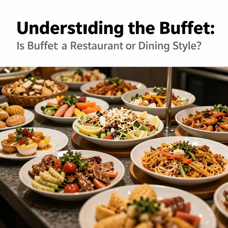 An inviting buffet table showcasing a variety of dishes that represent the essence of buffet dining.