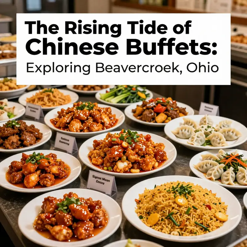 The lively entrance of China Wok, a cornerstone of Chinese buffet cuisine in Beavercreek.