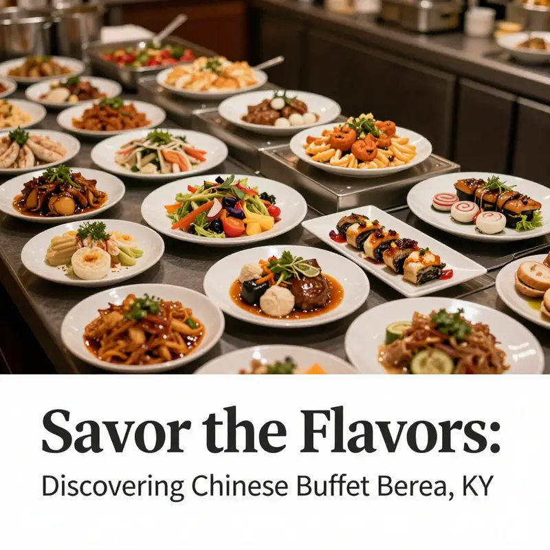 The welcoming exterior of Hong Kong Buffet, a popular dining destination in Berea, KY.