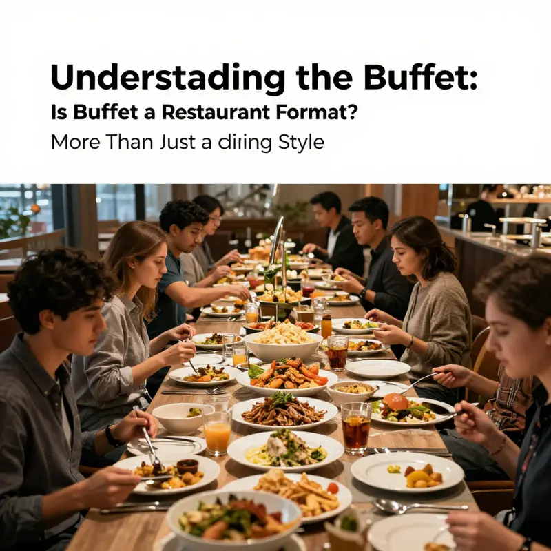 An inviting buffet table showcasing a variety of dishes that represent the essence of buffet dining.