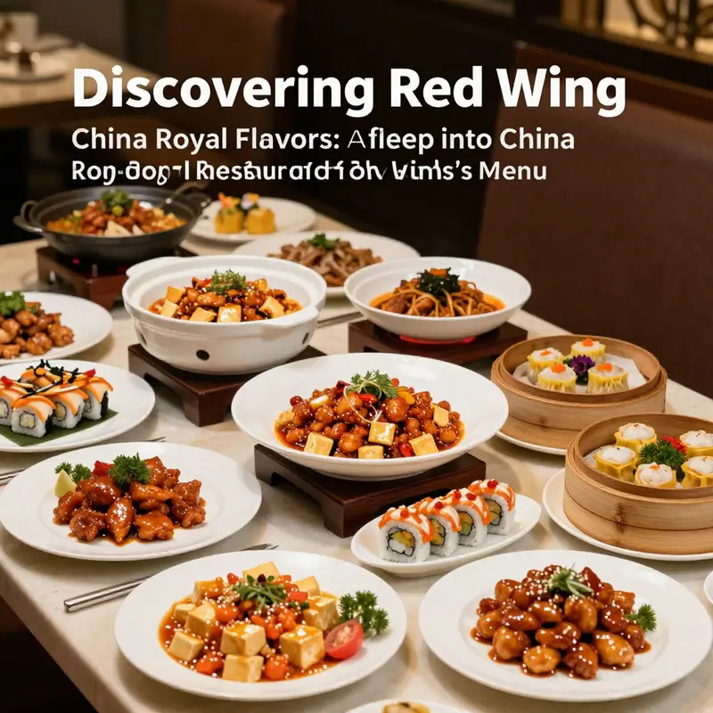 An enticing spread of buffet offerings at China Royal, showcasing the restaurant’s variety and quality.
