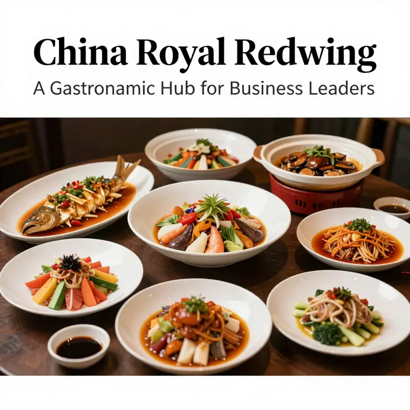 The welcoming entrance of China Royal Redwing draws in customers looking for a unique dining experience.