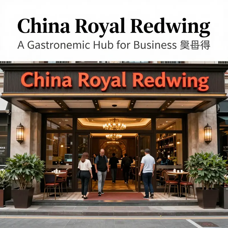 The welcoming entrance of China Royal Redwing draws in customers looking for a unique dining experience.