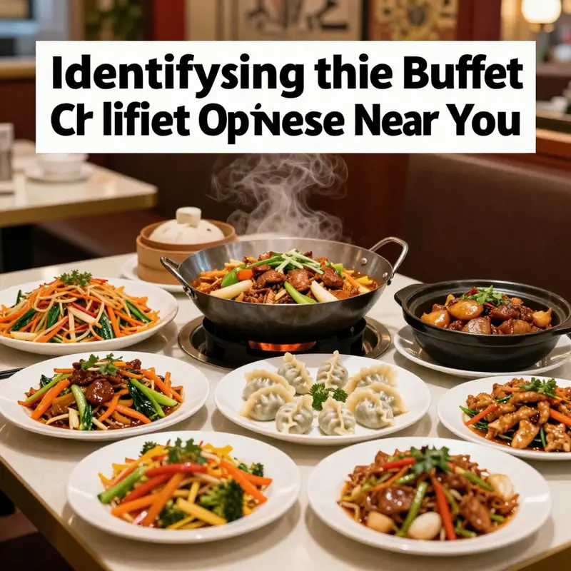 An array of delicious Chinese buffet options ready to be explored.