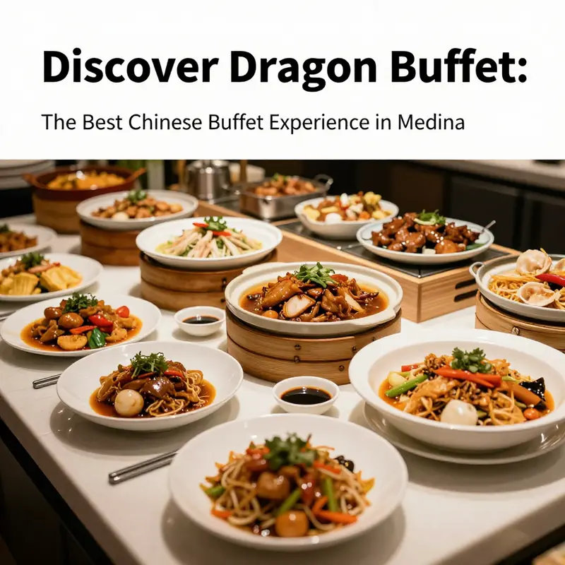 Inside view of Dragon Buffet with diners enjoying a feast of Chinese culinary delights.