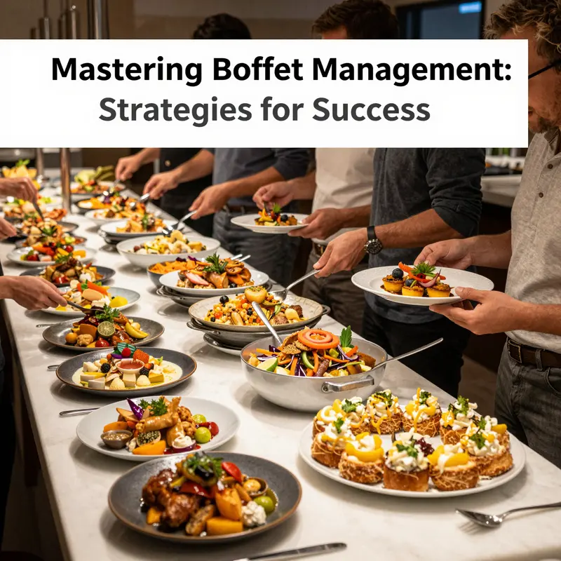 An enticing buffet layout showcasing diverse culinary options to attract customers.
