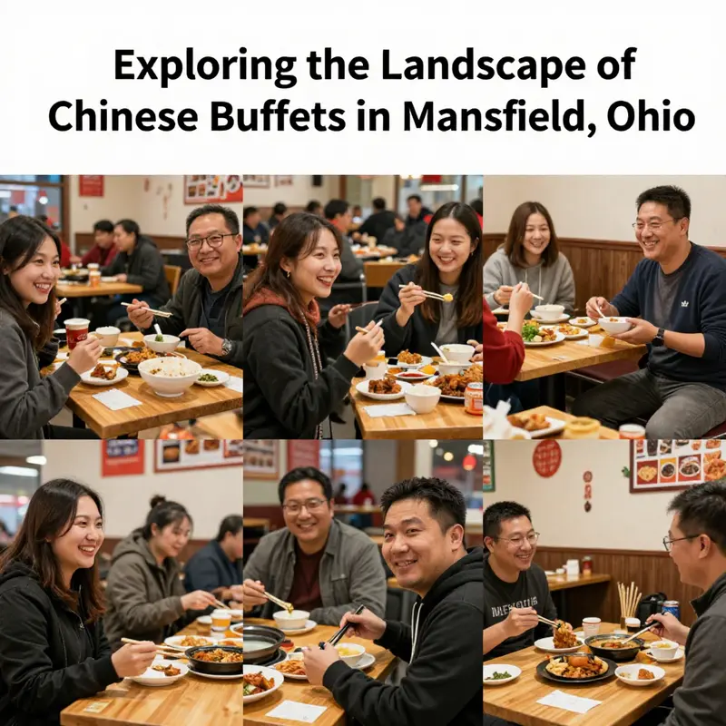 A vibrant spread of food at a Chinese buffet restaurant, highlighting the abundance of options available to guests.