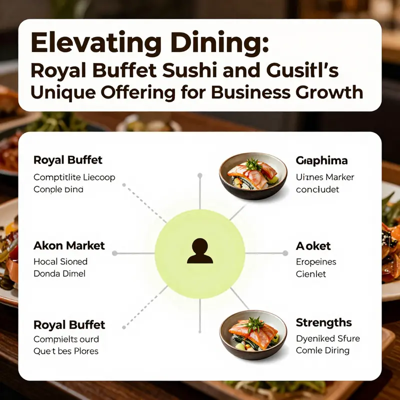 A lively buffet experience with a variety of sushi and teppanyaki offerings at Royal Buffet Sushi and Grill.