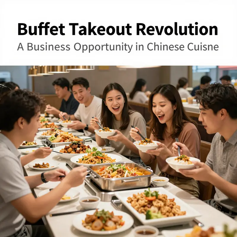 A colorful buffet showcasing various Chinese dishes with clear pricing labels.
