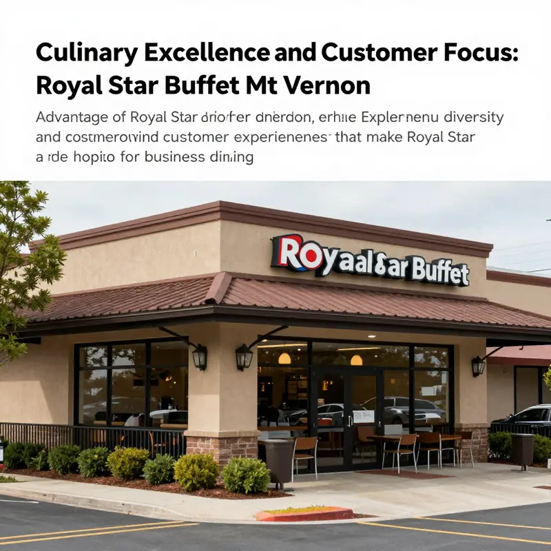 The exterior view of Royal Star Buffet, showcasing its welcoming entrance and lively atmosphere.