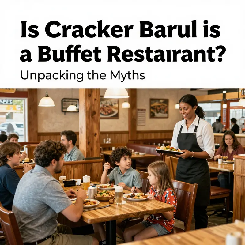 The warm ambiance and attentive service that define the Cracker Barrel dining experience.