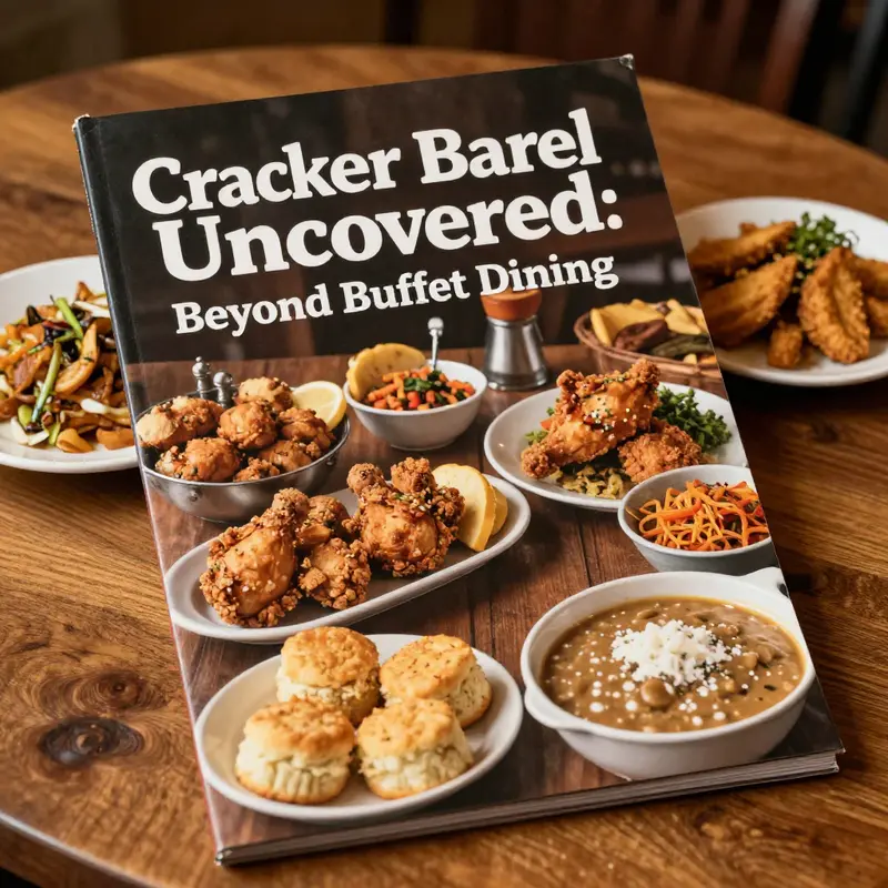 The inviting atmosphere of Cracker Barrel highlights its sit-down dining model.