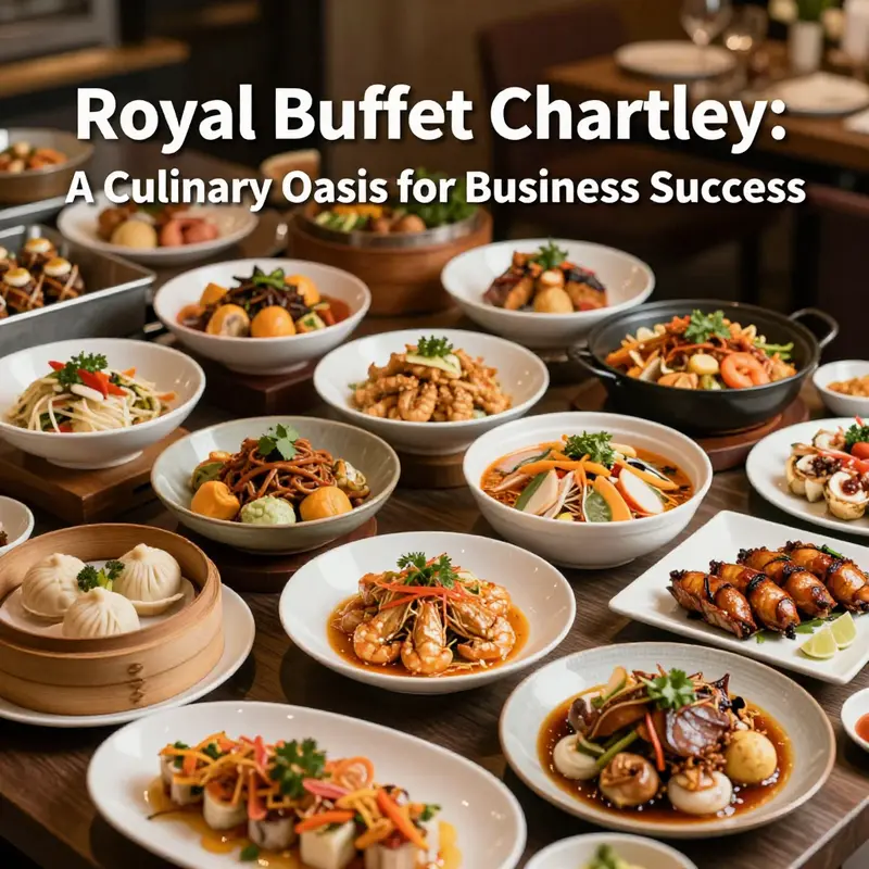 A delectable array of dishes showcasing the diverse buffet offerings at Royal Buffet Chartley.