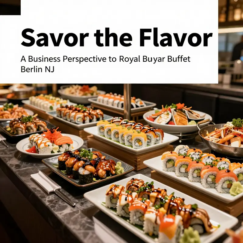 An enticing array of sushi and hibachi dishes that highlight the culinary diversity at Royal Buffet Berlin NJ.