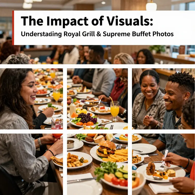 Joyful patrons enjoying their dining experience at Royal Grill & Supreme Buffet.