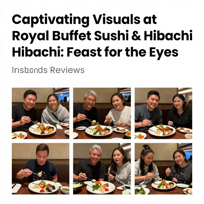 An exquisitely arranged sushi platter highlighting the culinary artistry of Royal Buffet.
