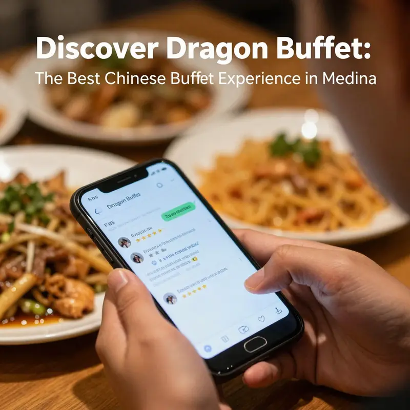 Inside view of Dragon Buffet with diners enjoying a feast of Chinese culinary delights.