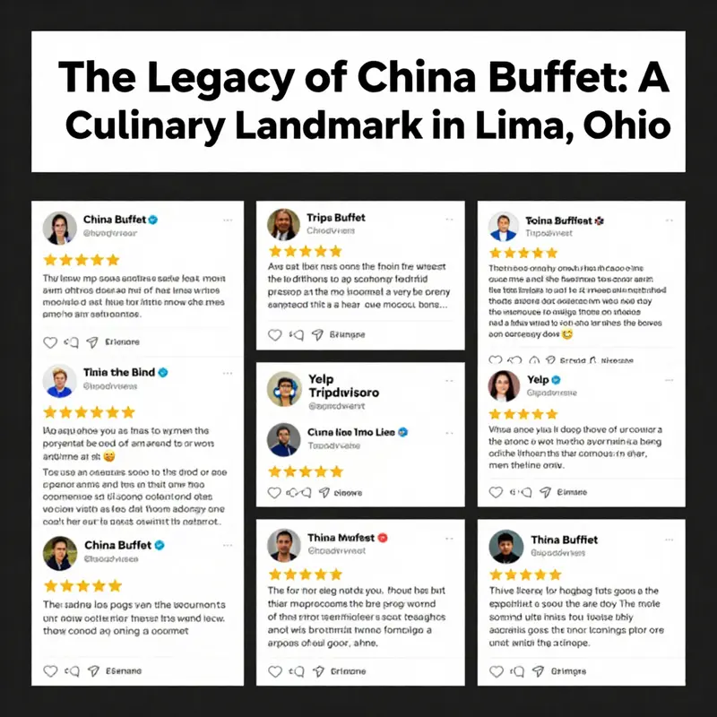 The once-bustling China Buffet in Lima, Ohio, now stands closed.