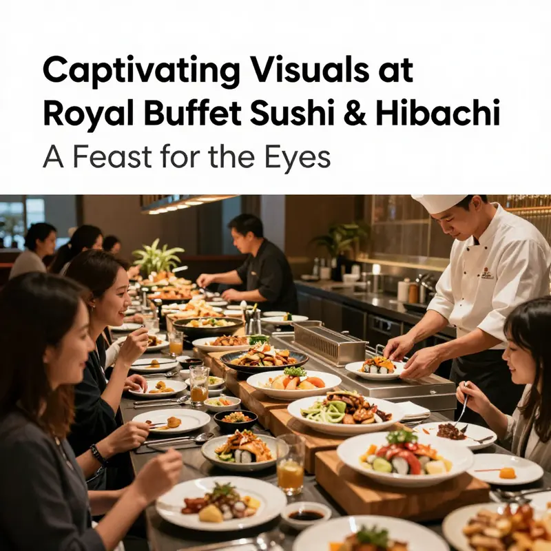 An exquisitely arranged sushi platter highlighting the culinary artistry of Royal Buffet.