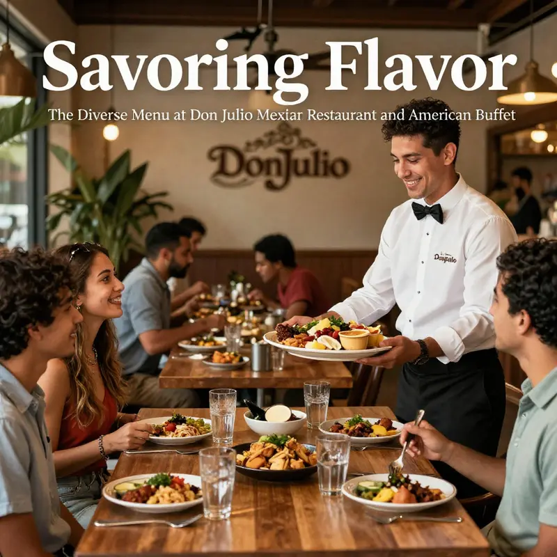 An array of delicious dishes showcasing the diverse offerings at Don Julio.