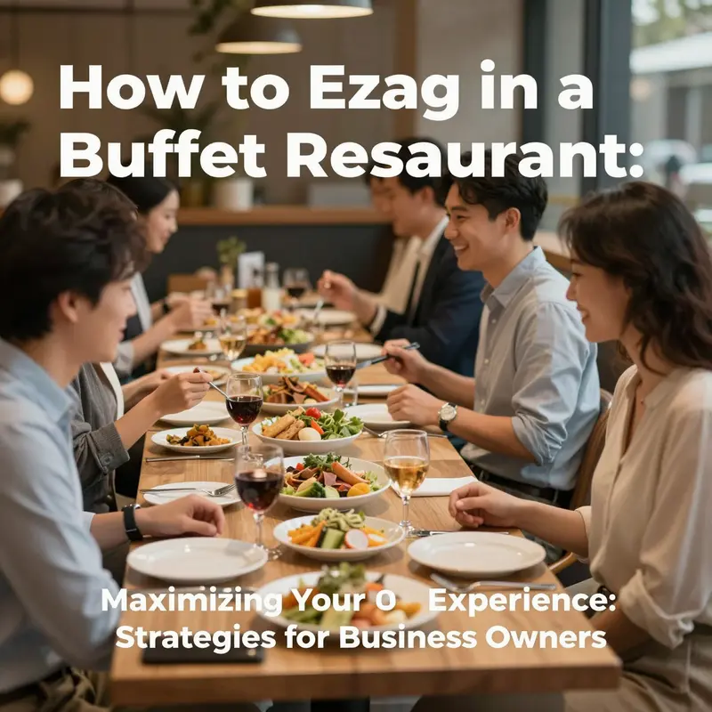 Professionals planning their approach at a buffet, ensuring maximum enjoyment.