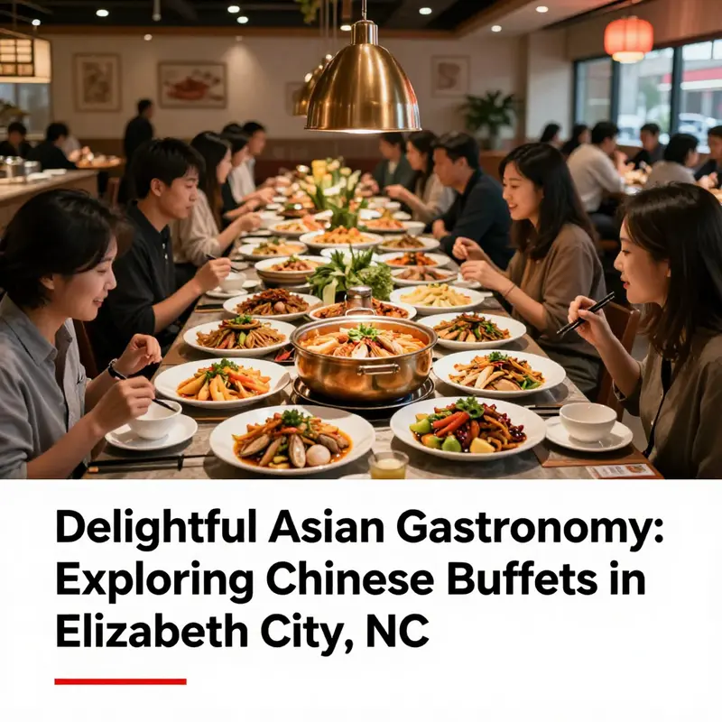 A bustling Chinese buffet restaurant filled with diners enjoying flavorful meals.