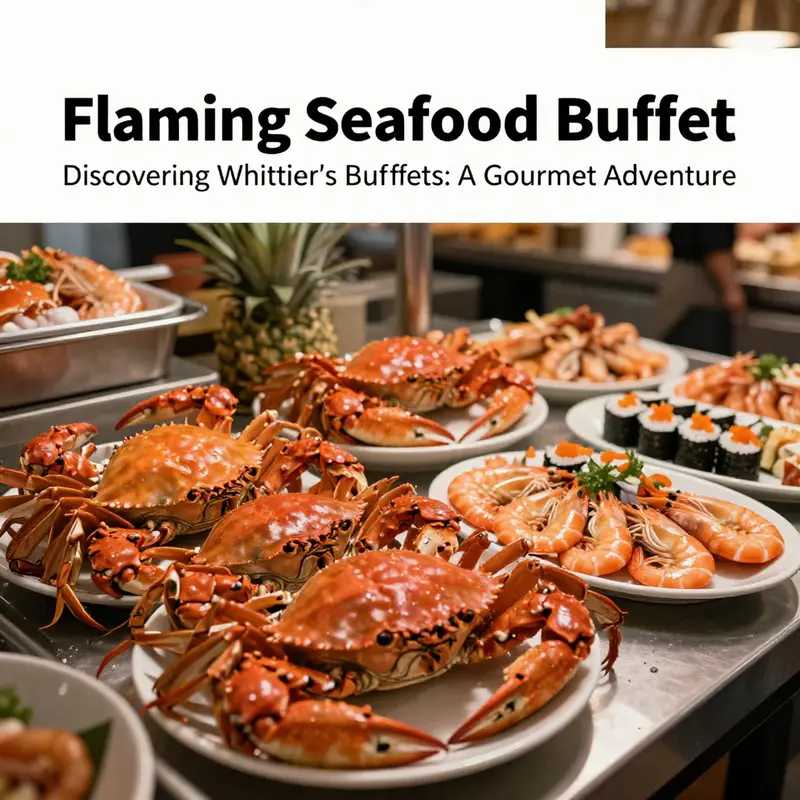 A vibrant display of Asian delicacies at Paradise Buffet, Whittier’s popular dining destination.