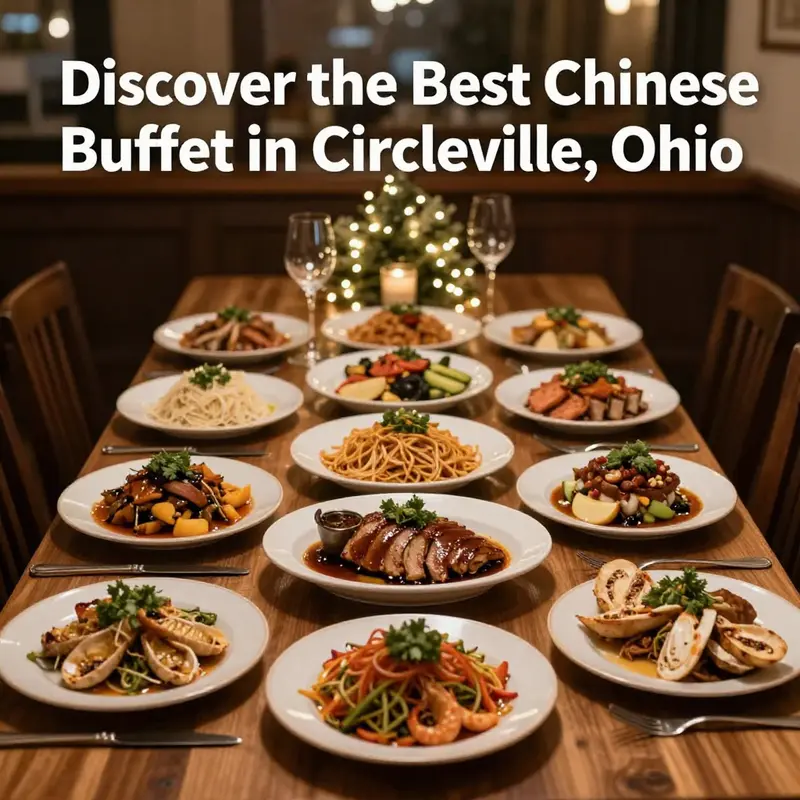 A well-arranged dining table at Grand Buffet filled with signature Chinese dishes, creating a warm and welcoming atmosphere.